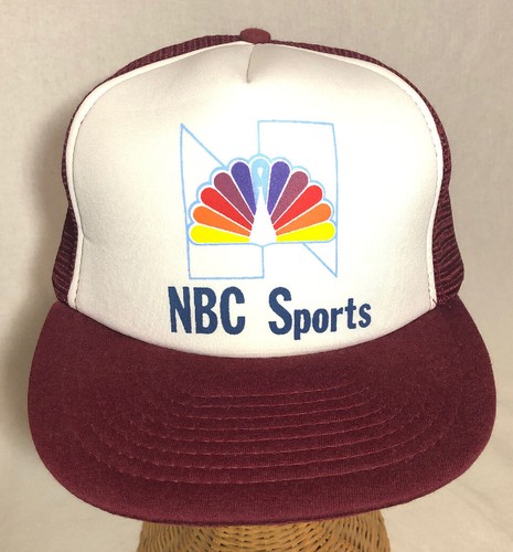 Vintage NBC Sports Snapback 80s Hat Cap 
