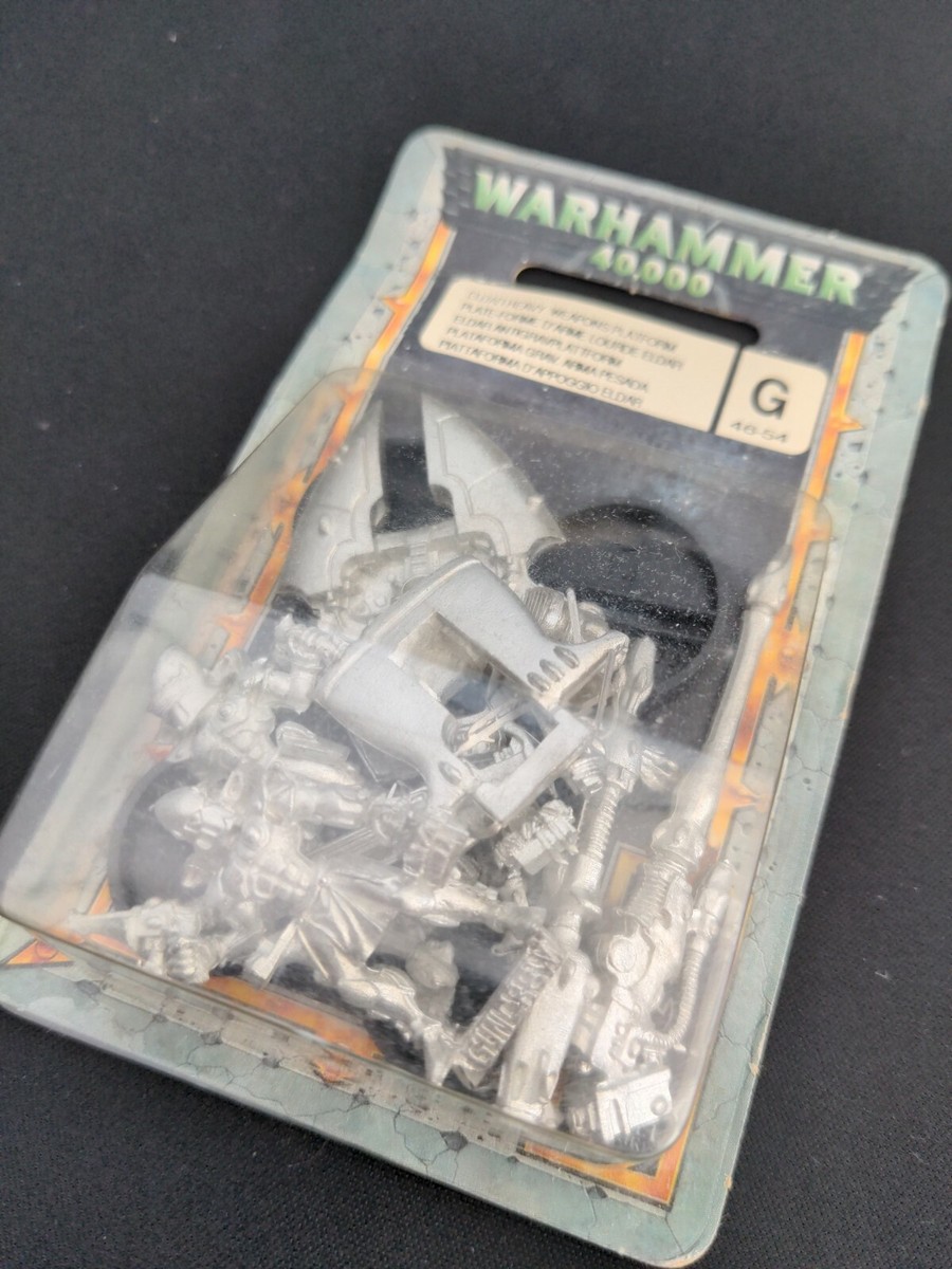 Warhammer 40,000 – Plateforme D'armes Lourdes Eldar – Métal – Blister Scellé – Games Workshop