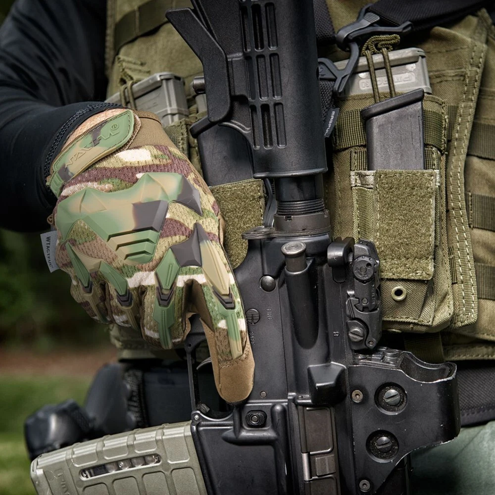 Tactical Full Finger Gloves Mens Military Army Marines Police Security Patrol UK