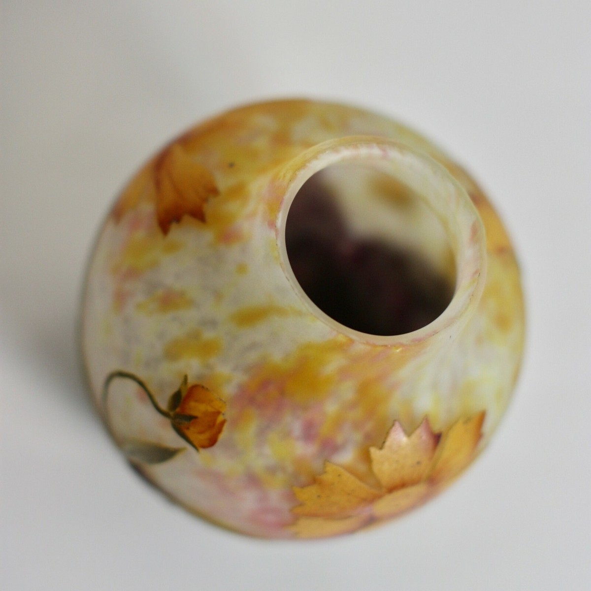 Fine Daum Nancy Cameo and Enamel Glass Vase France, circa 1910 | eBay