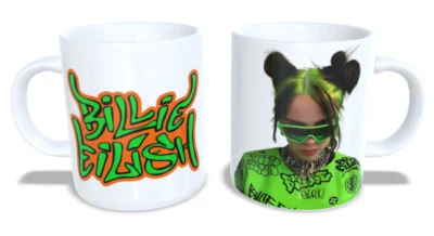 FUNKY GIFT STUDIO Billie Eilish Mug / Cup | Birthday | Novelty | Him | Her | Gift | Merchandise