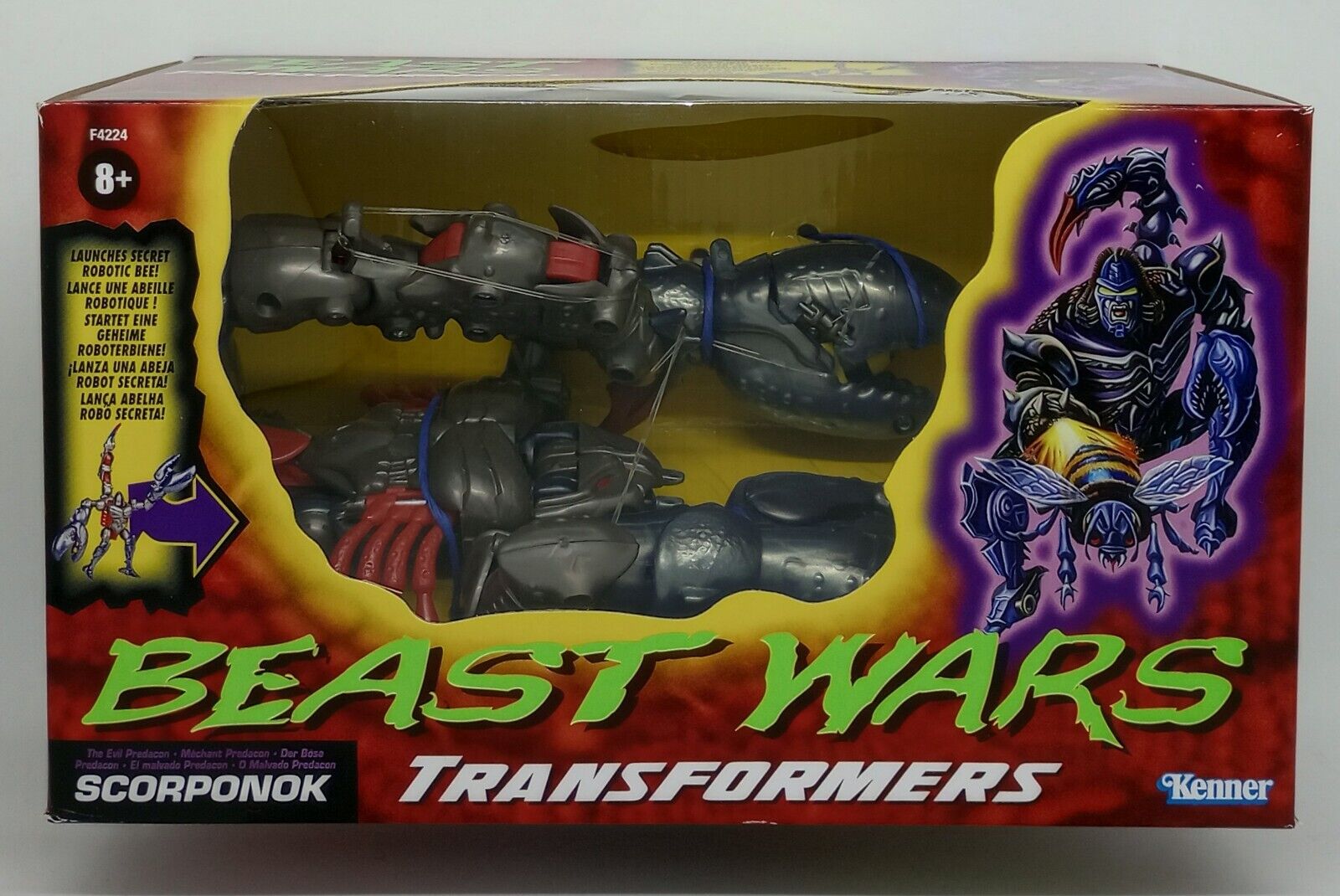 Transformers Beast Wars Scorponok Figure Vintage Kenner Reissue Hasbro