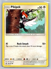 Pikipek 106/149 Sole e Luna Pokemon TCG carta base incolore Rock Smash