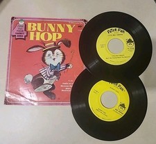 Bunny Hop / Little Red Caboose – 45 RPM Peter Pan Vintage Kids Vinyl