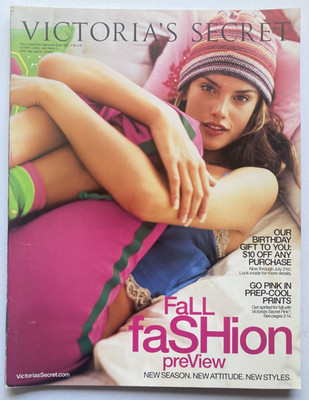 Vintage ALESSANDRA AMBROSIO Fall Preview 2005 VICTORIA'S SECRET Catalog Volume 1