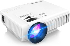 Netflix Ready Smart Mini Projector with 1080P HD, 5G Wifi 2 Way Bluetooth, P