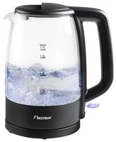 Bestron Glas-Wasserkocher 1,7 L 2.200 W