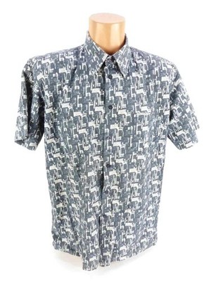 Lee Cooper Hemd Herren Gr L Regular Fit kurzarm bunt Muster Freizeithemd (14968)