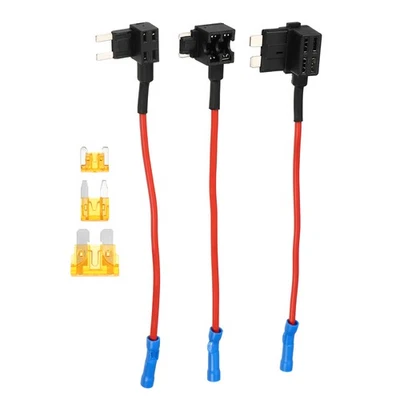 3pcs Voiture Fusible Robinet Trousse 3pcs 5A Standard Faible Mi-ni Fusible - Photo 1/4