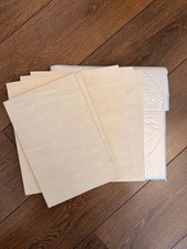15PCS Unfinished Plywood Sheets 300x300x2mm Balsa Wood Basswood 
