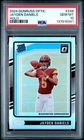 2024 Donruss Optic #248 Jayden Daniels Holo Prizm Rookie Card PSA 10 GEM MINT