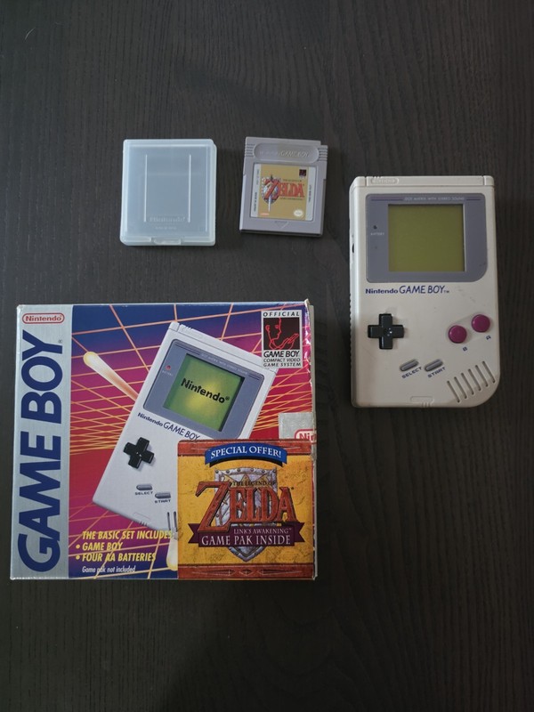 Nintendo Game Boy DMG-01 Console Box Game Zelda Link’s Awakening Tested Special