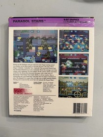 Parasol Stars (TurboGrafx 16, 1991) BOX Only - Authentic - Minty close to New