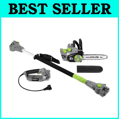 Multi-Function 2-in-1 Electric Pole Saw & Chainsaw with Automatic Oiling System