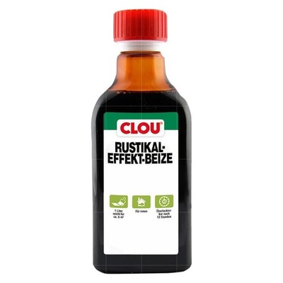 CLOU RUSTIKAL-EFFEKT-BEIZE B4 0.25 LTR Holzbeize Holzpflege Holzschutz