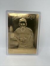Joe Gordon 2nd Base Danbury Mint 22K Gold Mint Sealed Yankees Rare