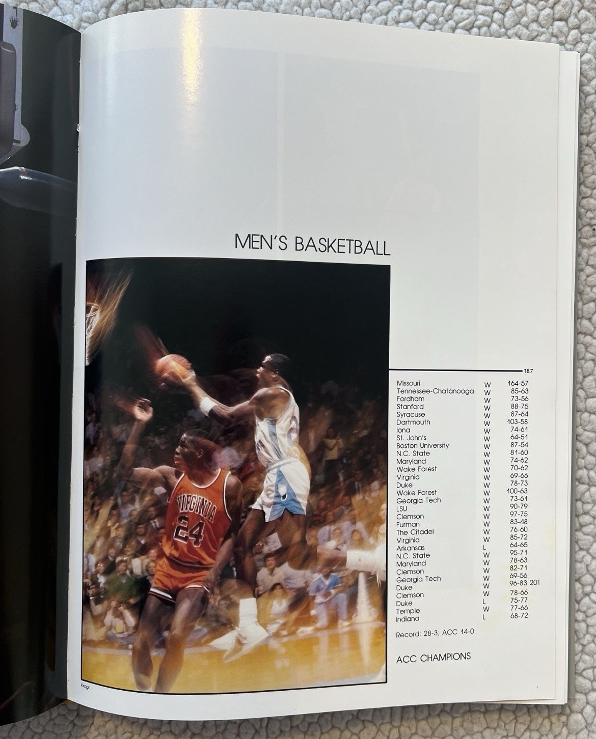 Vintage 1984 UNC chapel Hill MICHAEL JORDAN Jostens Yearbook& Photo Compilation