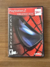 Spider-Man Sony PlayStation 2 PS2 2002 Greatest Hits NTSC-U/C with Case & Manual