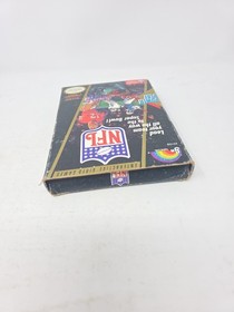 NFL Football Nintendo NES Complete With Box And Manual CIB