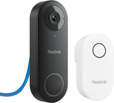 REOLINK Video Doorbell Poe Camera   2K IP Security Camera Outdoor with Chime V2,