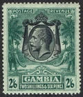 GAMBIA 1922 KGV ELEPHANTS 2/6