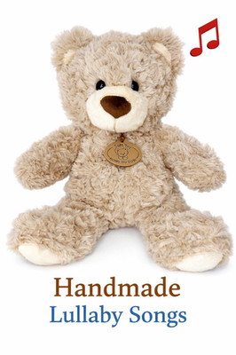 Plush Musical Lullaby Teddy Bear 9.5 Inch   Soft Toy with 2 Lullaby Songs