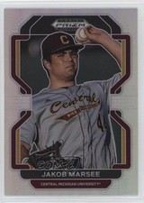 2022 Panini Prizm Draft Picks Silver Prizm Jakob Marsee #PDP180 g2u