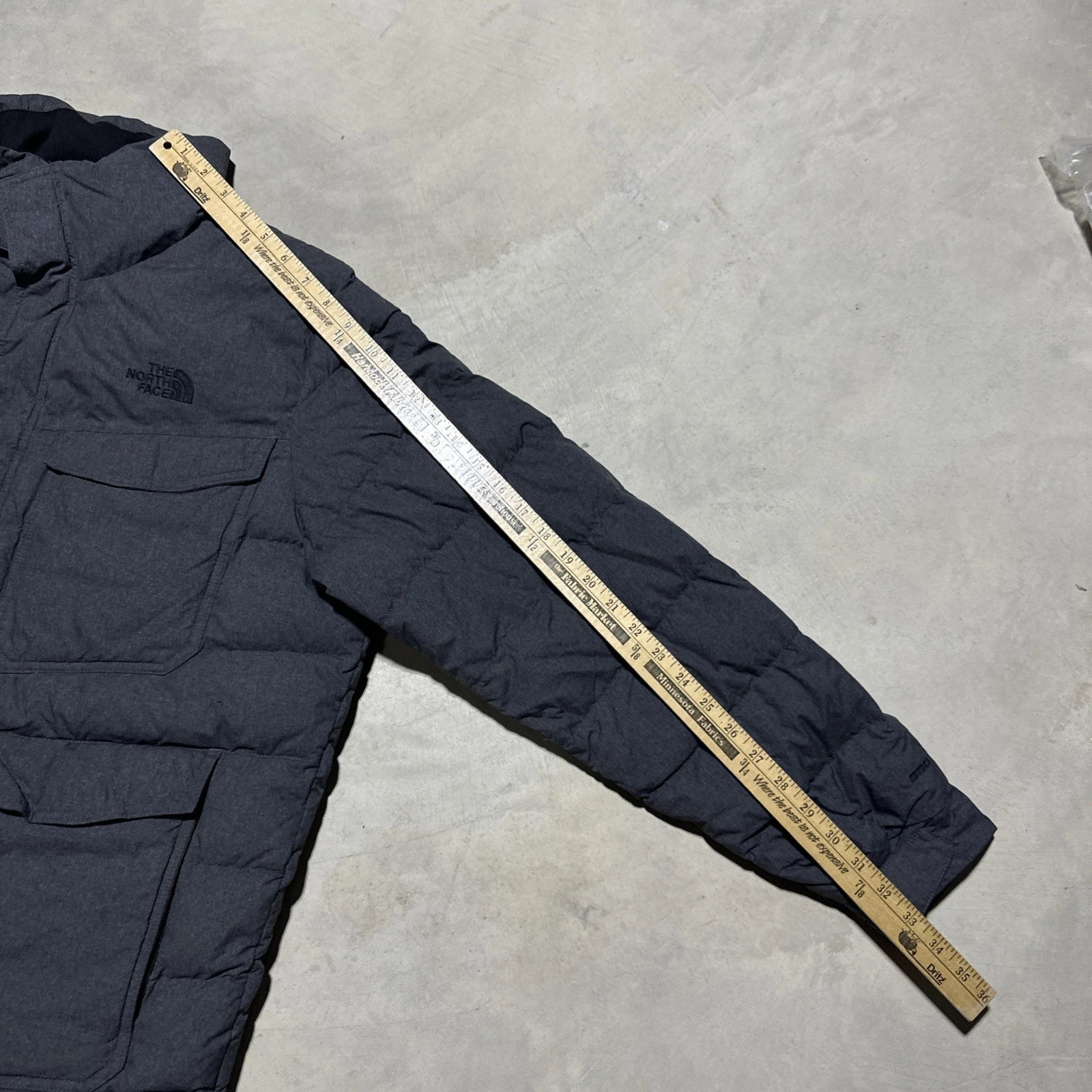 The North Face Far Northern 550 Goose Down Jacket Men’s XL Grey Full Zip - product detail image 6