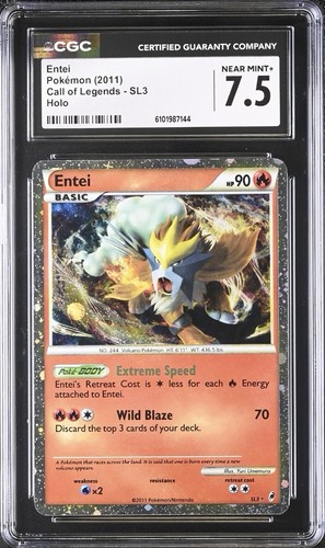 Entei graded CGC 7.5 for sale on eBay