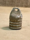 Nice Dug Civil War Carved Bullet Camp Art Fishing Sinker Or Necklace Charm