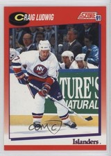 1991-92 Score Canadian Bilingual Craig Ludwig #13 0a4