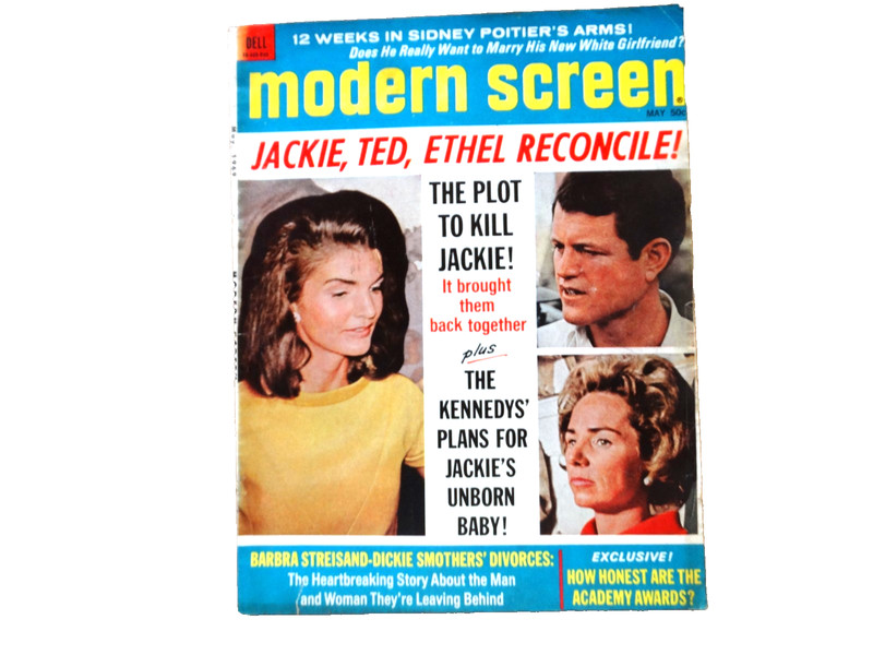Modern Screen – May 1969 – Jackie Kennedy/Ted Kennedy/Ethel Kennedy 