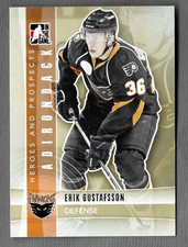 ERIK GUSTAFSSON 2012 IN THE GAME ROOKIE PROSPECT RC CARD #113