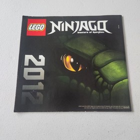 LEGO NINJAGO 2509 Earth Dragon Defense Instruction Manual Only
