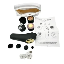 Multifunctional Facial Beauty Device With Attachments and Storage Bag NEW