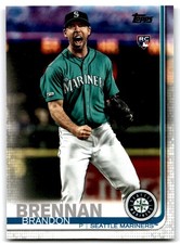 2019 Topps Update Brandon Brennan RC Seattle Mariners #US11