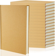 16 Pcs A5 Blank Notebook Journal Hardcover Sketchbook, 8.3 X 5.7