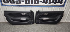 2015-2023 Ford Mustang Gt V6 Ecoboost Lh Rh Leather Insert Door Panel Set Oem