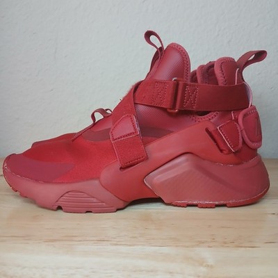 Nike Air Huarache City Speed Red Youth 6.5Y Fits Women 8.5 & Men 6.5~ AJ6662-601