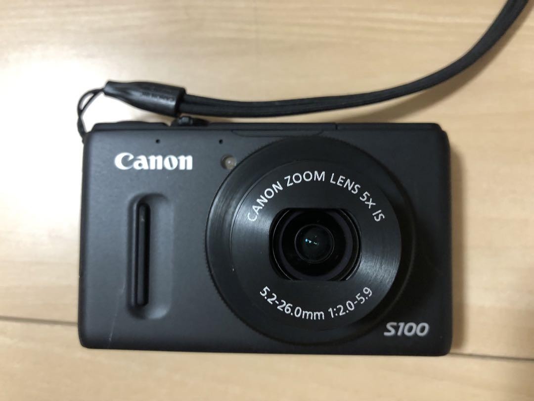 Canon PowerShot S100 Digital Camera 5x Zoom Black Tested