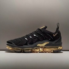Nike Air VaporMax TN Plus Black gold Men's Sneaker Running Shoes