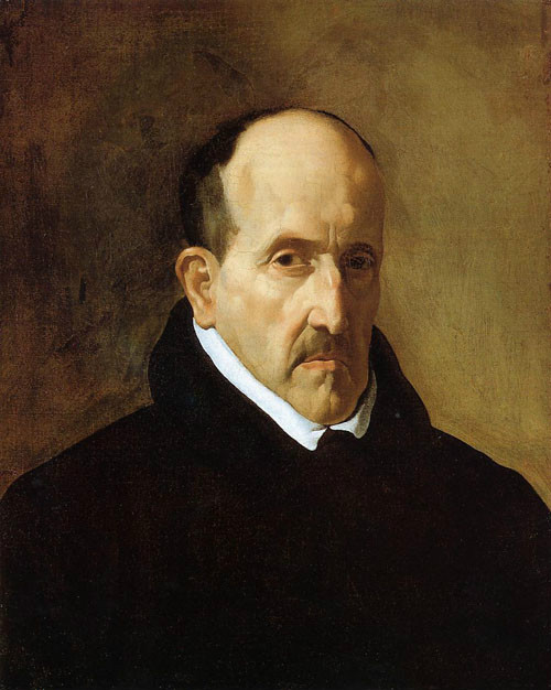 Pintura al óleo Diego Velázquez - Retrato masculino Don Luis de Góngora y lienzo Argote