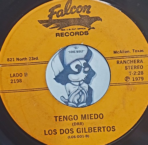 "Tejano Tex Mex Chicano" Los Dos Gilbertos El Rosalito Rare 45" - Picture 2 of 2