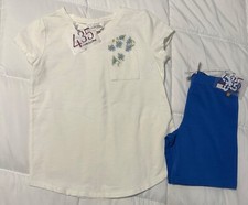 NWT Matilda Jane Let  s Go Together Top and Shorts Girls Size 8