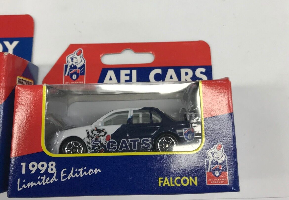 LIMITED EDITION MATCHBOX AFL CLUB CAR COLLECTABLE + CONVOYGEELONG x 3