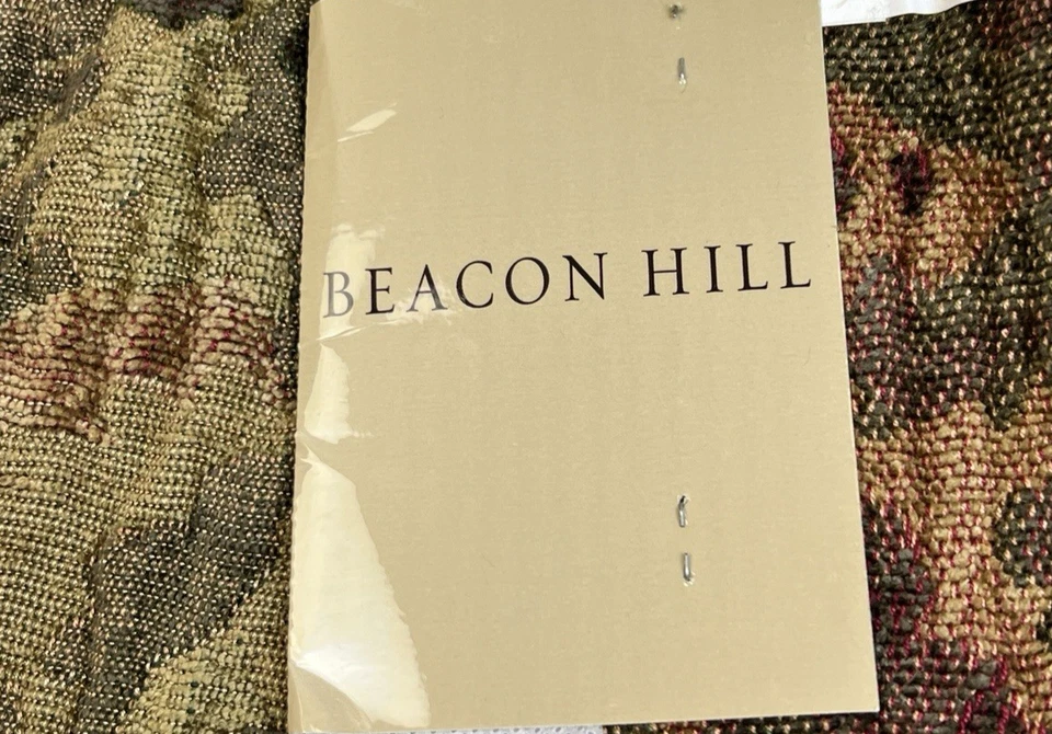 Beacon Hill Shaded Elm Upholster Fabric 24 X 24 Brown Sample Traditional Home - Image 2 of 4