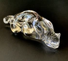 Steuben Roman Cat Figurine Paperweight #8389 Susan Smyly Vintage Art Glass 1979