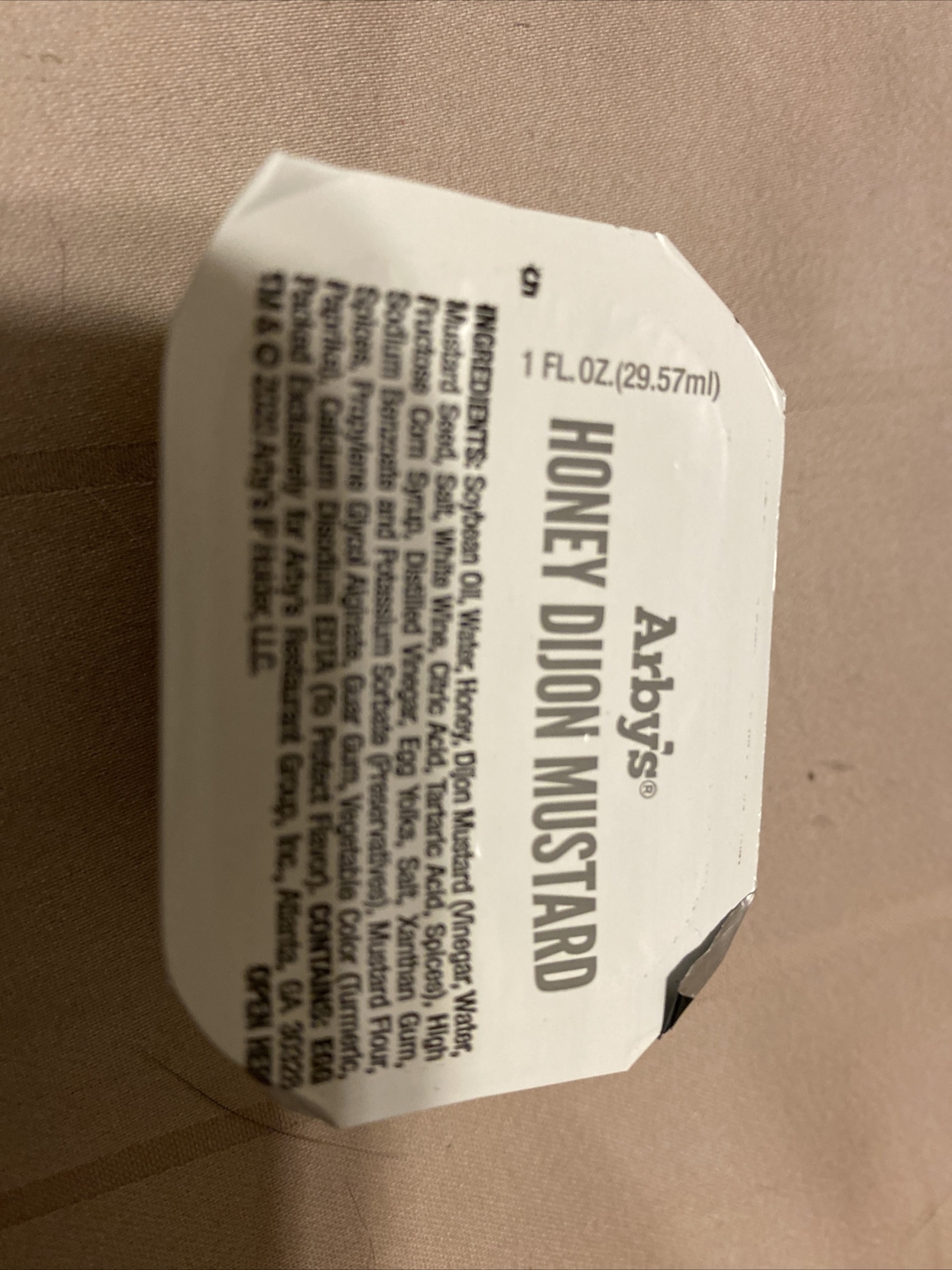 Arby's Honey Dijon Mustard Sauce 1oz Packets Dip Dipping Condiment 8 Pack eBay