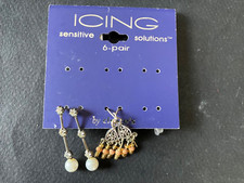 Claire  s costume jewelry EARRINGS two 2 sets new with tags never worn