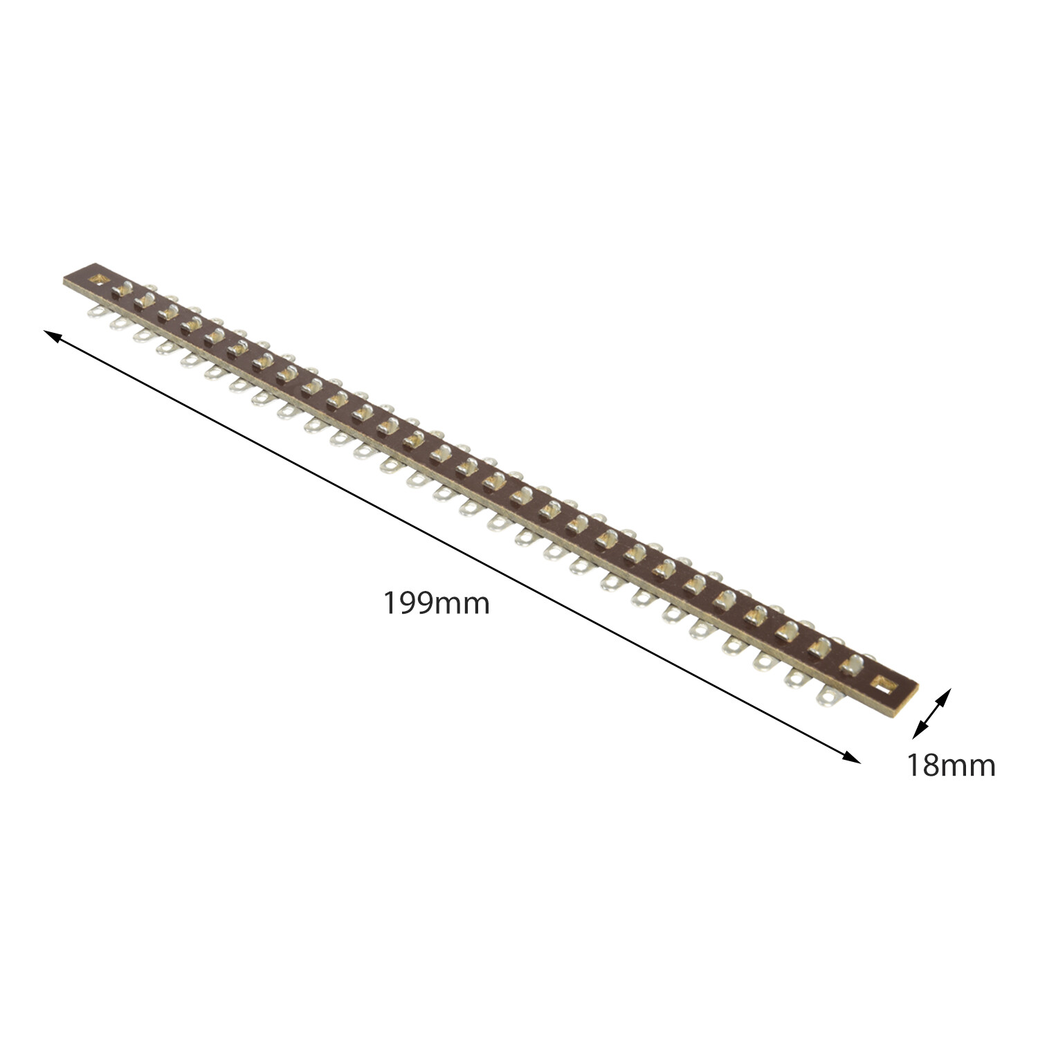 28 WAY SOLDER TAG STRIP BOARD (1 STRIP) eBay